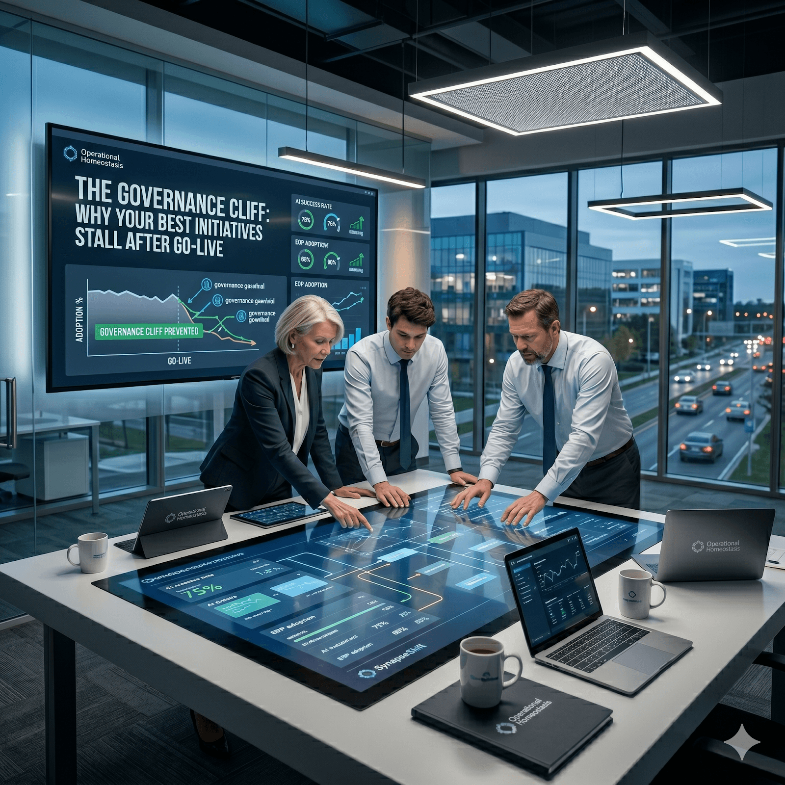 The Governance Cliff: Why Your Best Initiatives Stall After Go-Live