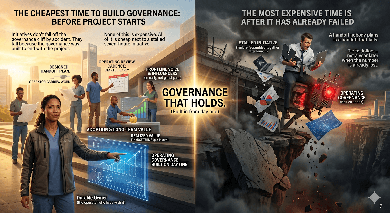 Five Moves That Build Governance to Last, Before the Project Starts